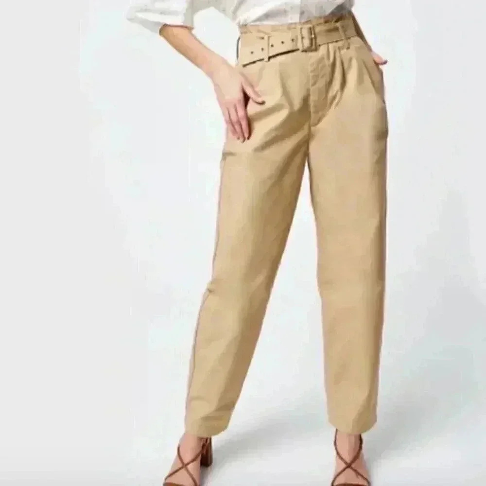 NEW Levi's Tailor High Loose Taper Pants Incense Brown - Picture 8 of 8